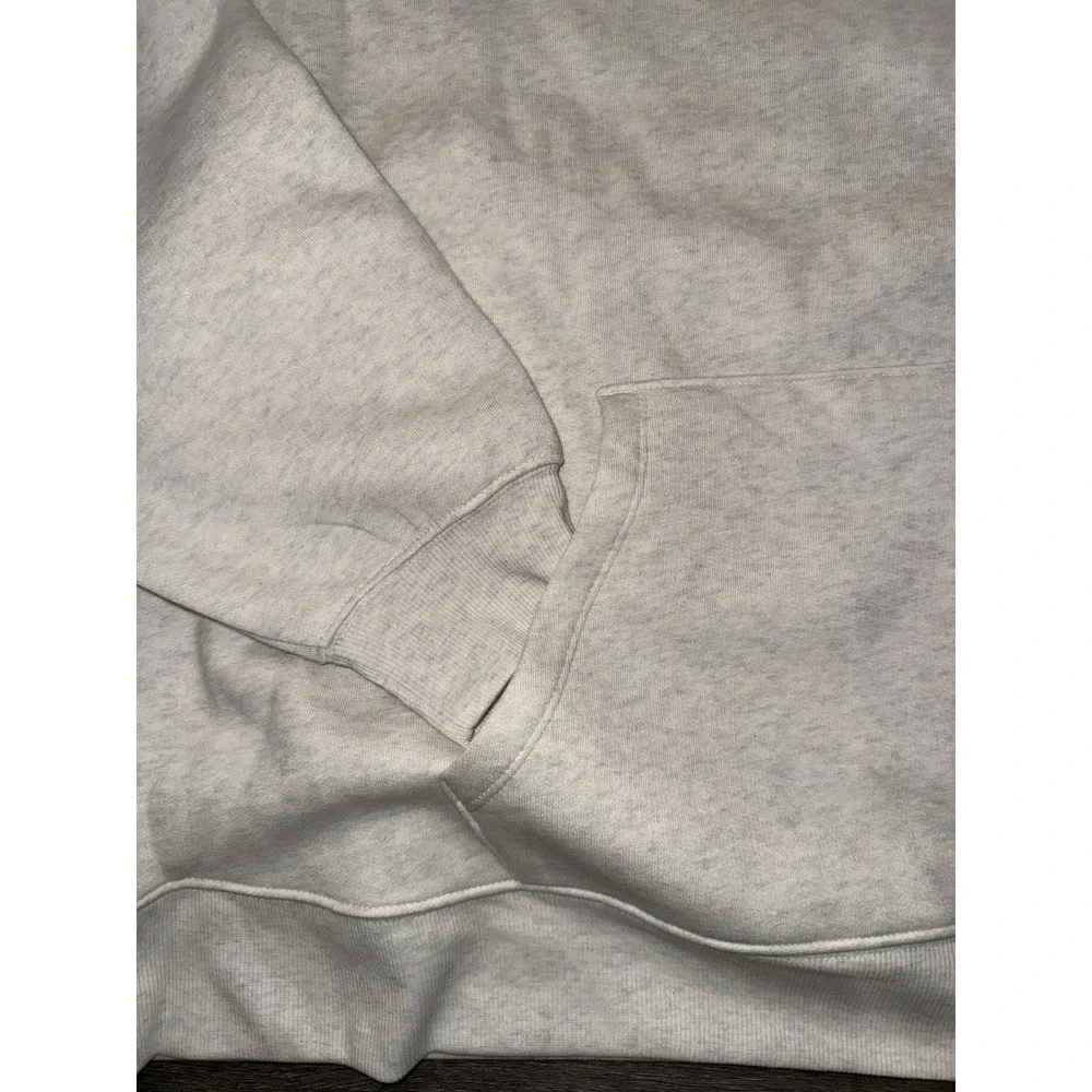 Women's Oversized Hooded Pullover Sweatshirt - Wild Fable Heather Gray XXL - Picture 6 of 12